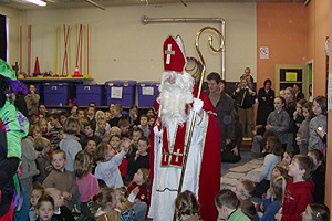 sint komt binnen